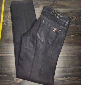 Notify "NFY" Womans Black‎ Jeans Size 30 Made in Italy